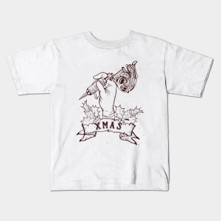 Tattoo Lover Christmas Kids T-Shirt